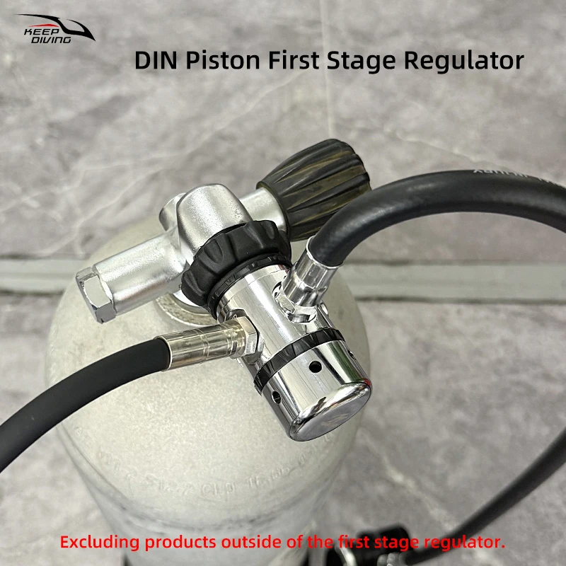 1PCS DIN/YOKE Piston First Stage Regulator 5 Hole Pressure