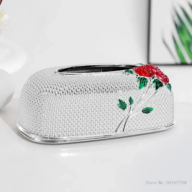 Acrylic Waterproof Tissue Box, Creative Light, Luxury, Living Room, Bedroom, Hotel Decoration, Home, Tea, Dining Table, 1Pc