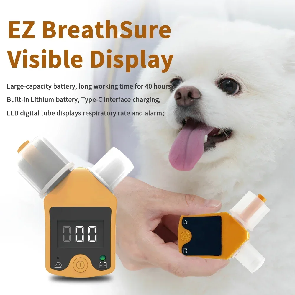 Animal Apnea Monitor Breathing Safe Respiratory Monitor Anesthetic Monitoring Ve