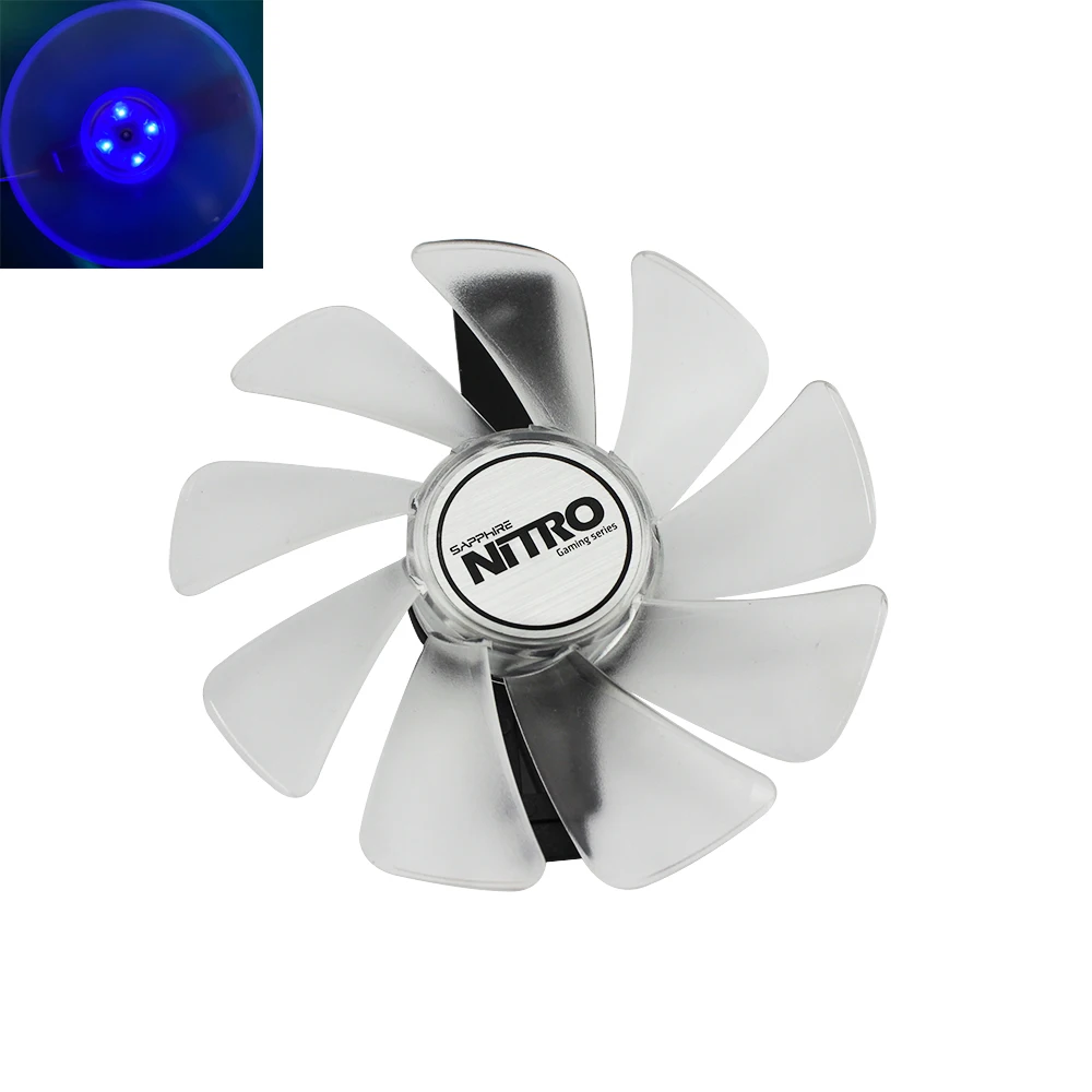 Ventilador Refrigerador Gpu para Safira Fd10015m12d Cf1015h12d rx 590 580 480 470 570 Rx470 Rx590 Rx580 Rx480 Rx570 Nitro - Imagem 3