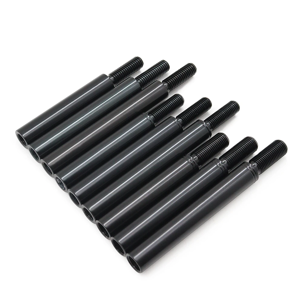 Universal 3‘’ 3.5‘’ 4‘’ Aluminum Shift Knob Extender Extension Lever Gear Manual Shifter Rod M10X1.5 M10X1.25 M12X1.25