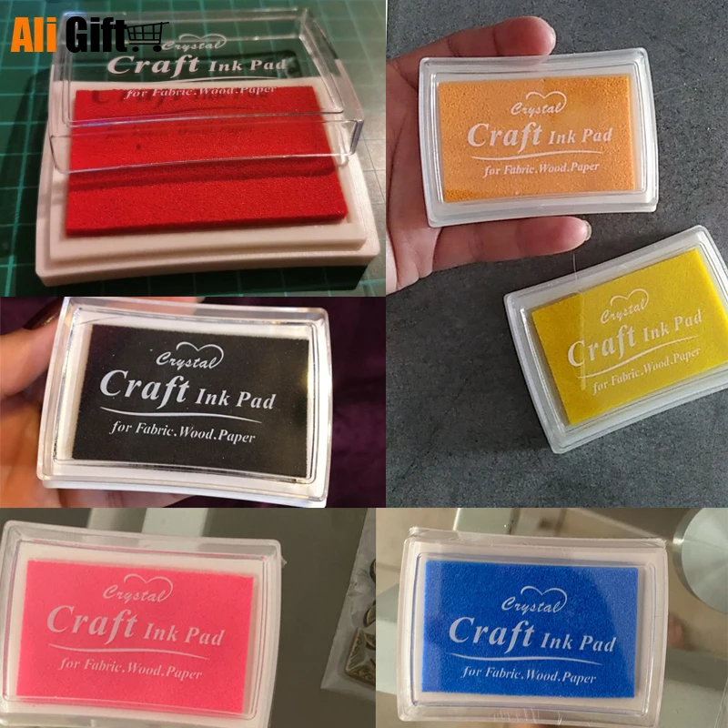 Large Ink Pad Set for Stamping & Scrapbooking 6
