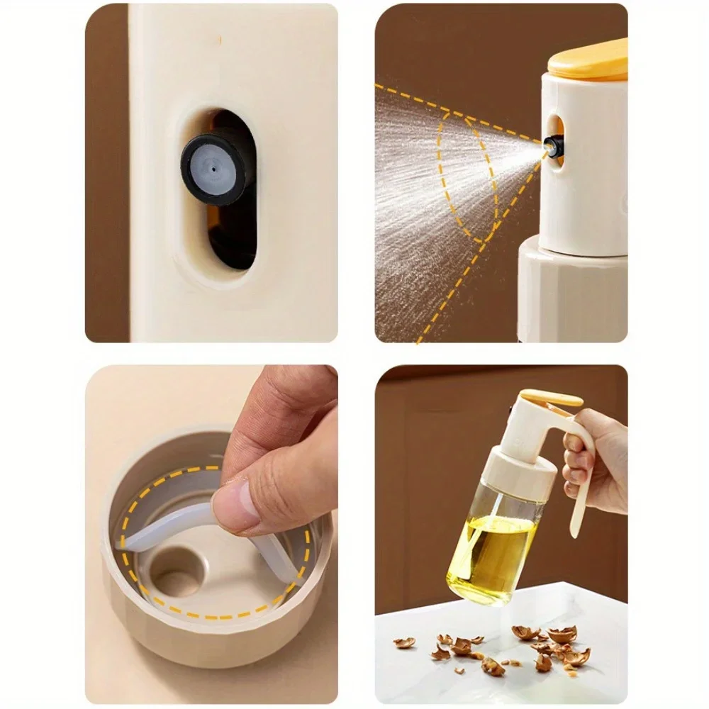 Atomized Oil Spray Bottle Glass - 180Ml