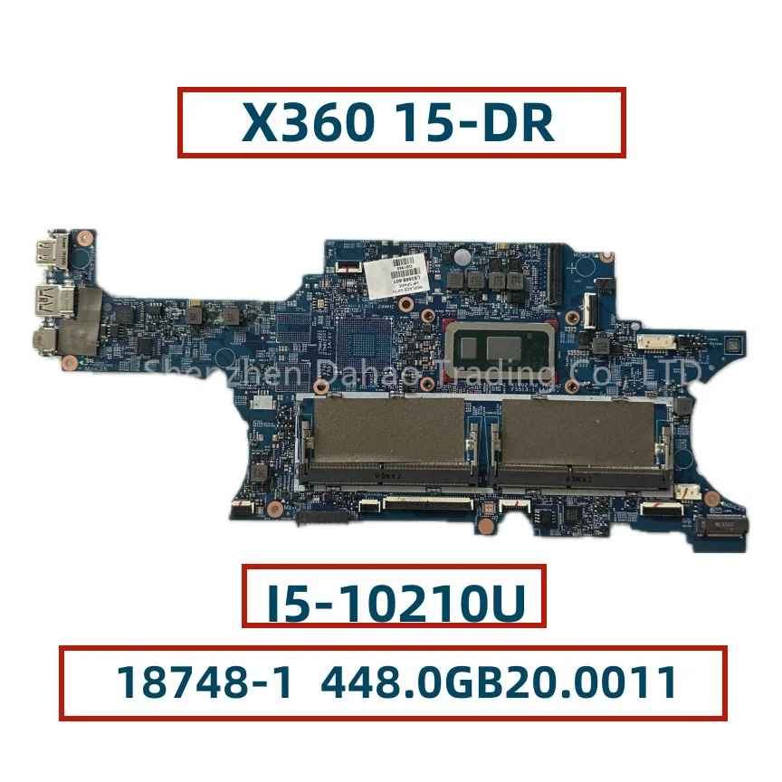 L53568-001 для HP X360 Convertible 15-DR 15M-DR ноутбука материнская плата с L53568-601 18748-1 448.0GB20.0011