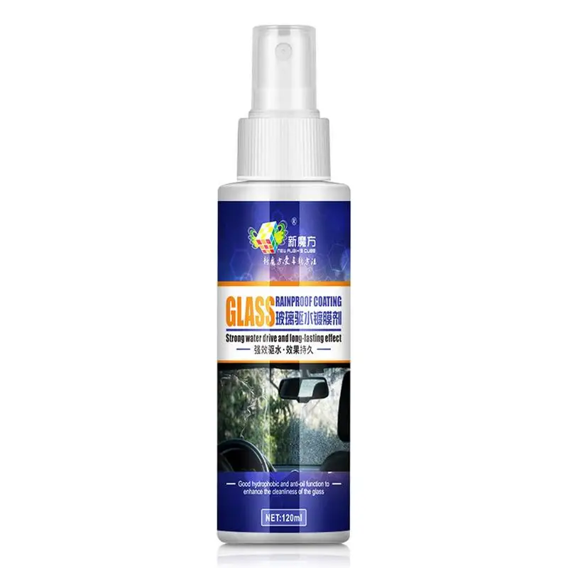 

Car Windshield Defogger Spray 120ml Glass Cleaner Spray Multipurpose Streak-Free Effective Car Cleaner For Windshield And Glass