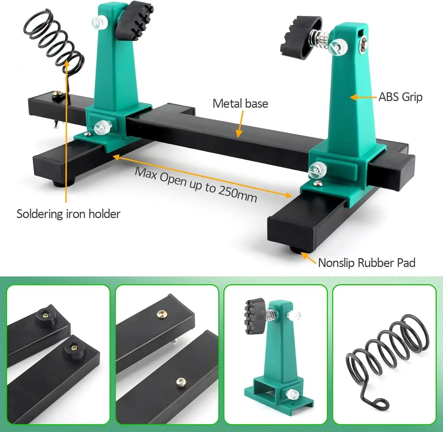 Circuit Board Fixture Adjustable 360&deg; Rotation MainBoard Clamp Soldering Iron