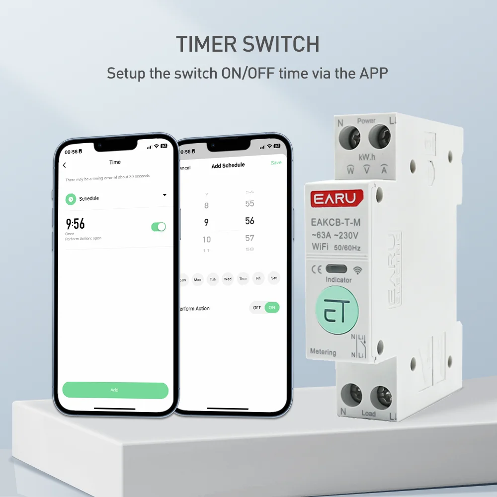 tuya zigbee disjuntor inteligente wi fi mcb 1p 05