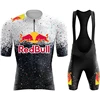 Men's Mtb Cycling Pants Equipment Man 2024 Bib Bikes Red Bull Bike Clothing Jerseys Team Jersey Set Shorts Laser Cut Costume Gel 3