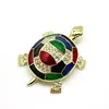SHINNYGIFTS Crystal Studded Turtle Shape Jewelry Box, Handmade Miniatures, Sea Turtles,  Feng Shui Craft 1