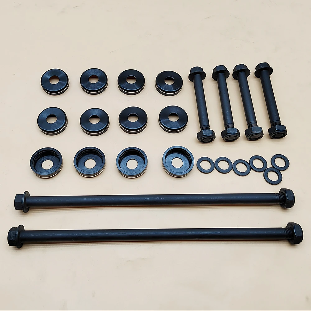 Bulloni A-Arm Superiori E Inferiori Dadi Rondella Copertura Antipolvere Caps Kit Compatibile Per Yamaha Raptor 700 Yfm700 2006-2022