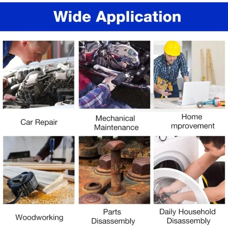 Portable Dual-head Quick Socket Portable Wrench,  Wrench  Screwdriver  Hex  Torque Wrench Set 2-in-1 Ratchet  Practical