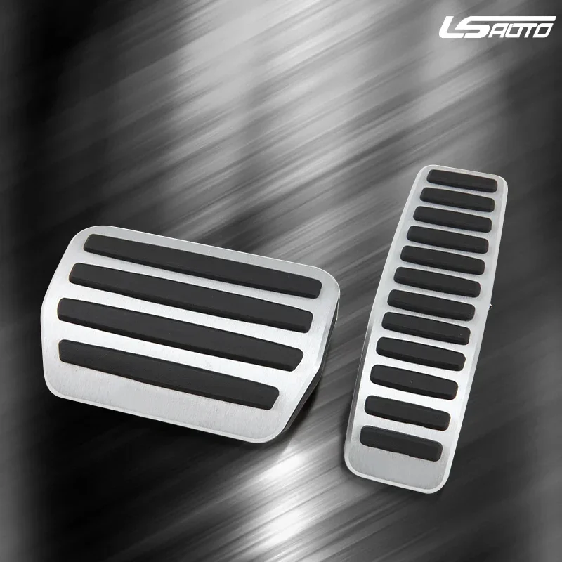 Car Pedal Covers For Porsche Cayenne Volkswagen Touareg Audi Q7 Aluminum alloy Car styling Pedal Pads Non-slip