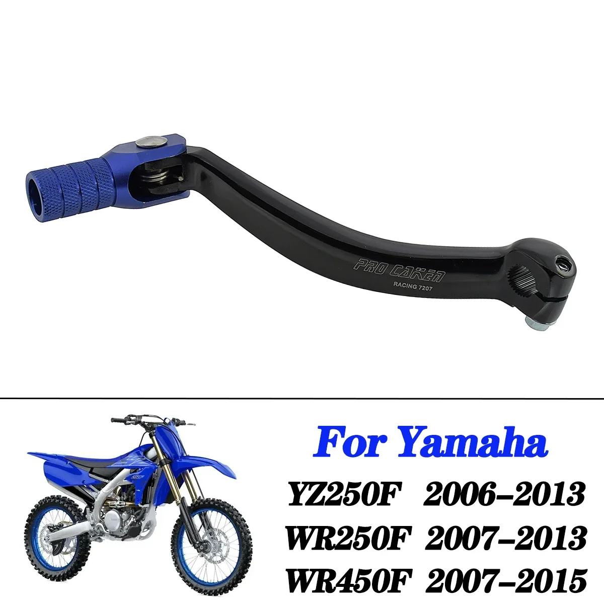 

Алюминиевый Рычаг переключения передач для мотоцикла с ЧПУ для YAMAHA YZ250F WR250F WR450F YZ 250F WR 450F 2007-2015 мотоцикл Кроссовый велосипед