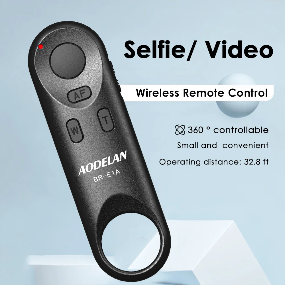 AODELAN Wireless Shutter Release for Canon Cameras, BR-E1 Replacement
