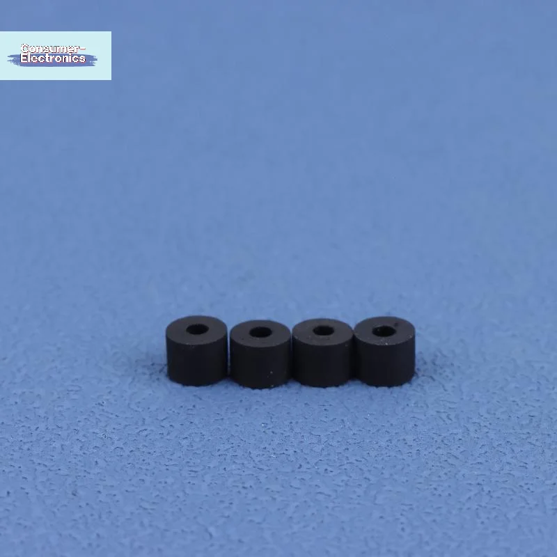 【2Pcs 7x6x5.5x1.5mm 카세트 플레이어용 핀치 롤러 고무 링 워크맨 압력 레코더 음악 플레이어 벨트 휠】