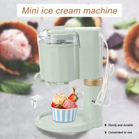 Machine à crème glacée électrique 20W 220V, machine à crème glacée automatique domestique DIY, machine à faire des cornets de crème glacée molle, des smoothies et des sundaes 3