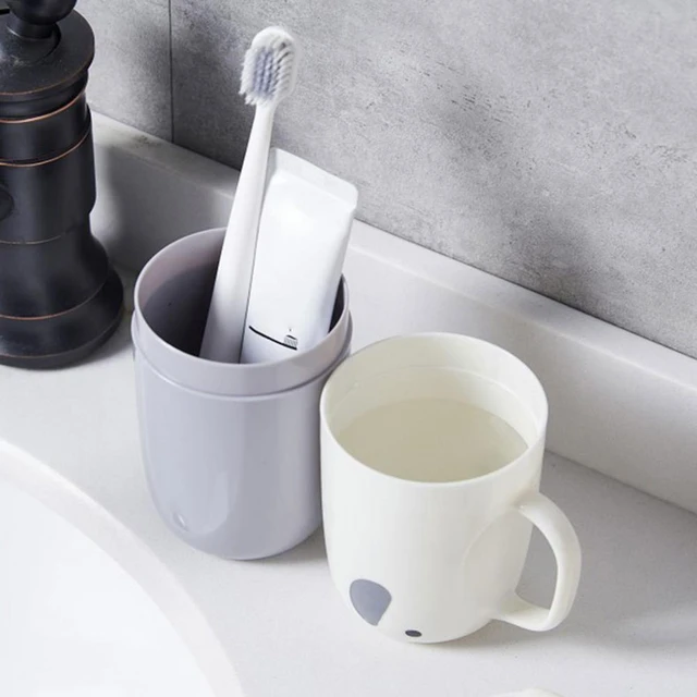 Estuche portátil para cepillo de dientes, soporte para pasta de dientes,  organizador de viaje, caja de almacenamiento, taza de lavado, accesorios de  baño - AliExpress