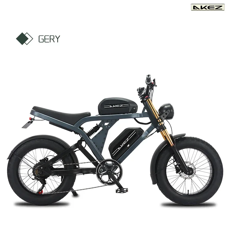 Akez-高速電動自転車、20インチ、45 km/h、15000 w、48vh、山と