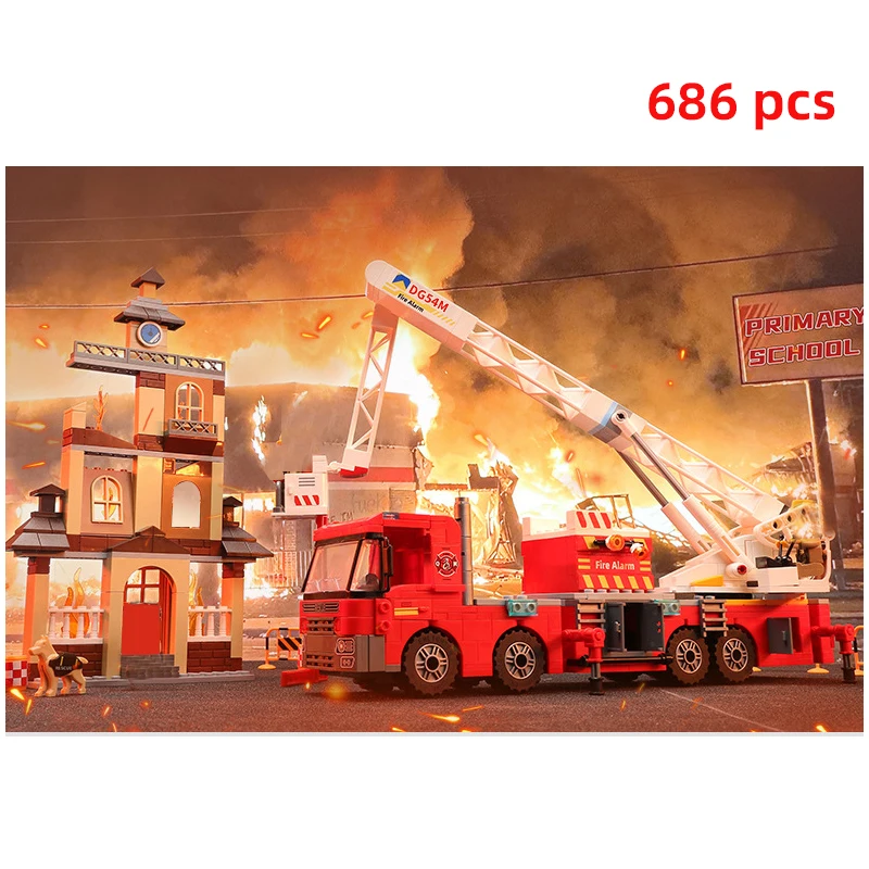 LEGO & City Fire Command Unit 60282 Building Kit; Fun Firefighter Toy  Building Blocks Set per bambini regalo di compleanno (380 pezzi) -  AliExpress