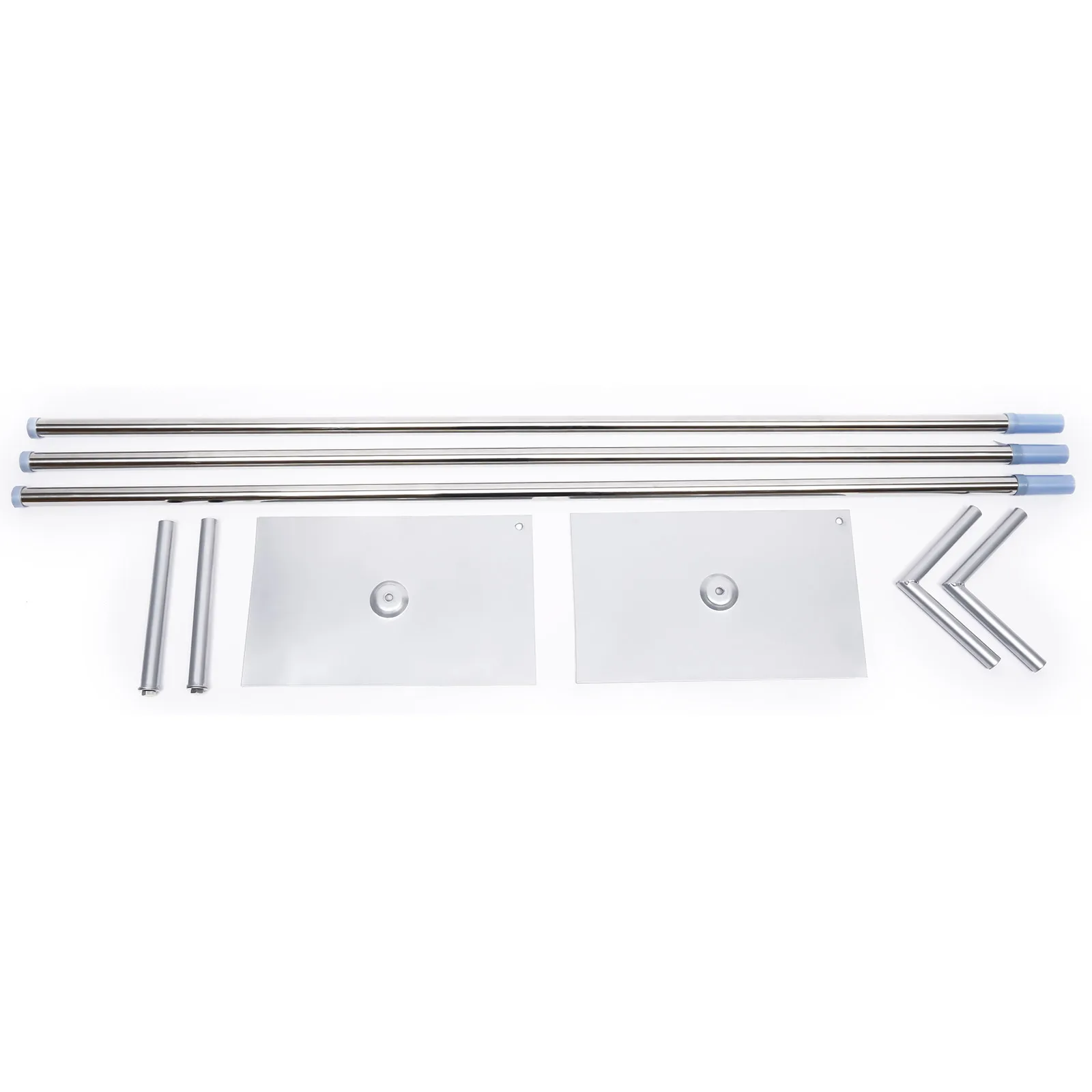 Professional Backdrop Stand 10ft Silver Portable Drape Background Support Telescopic Poles Stand for Event Party Photography