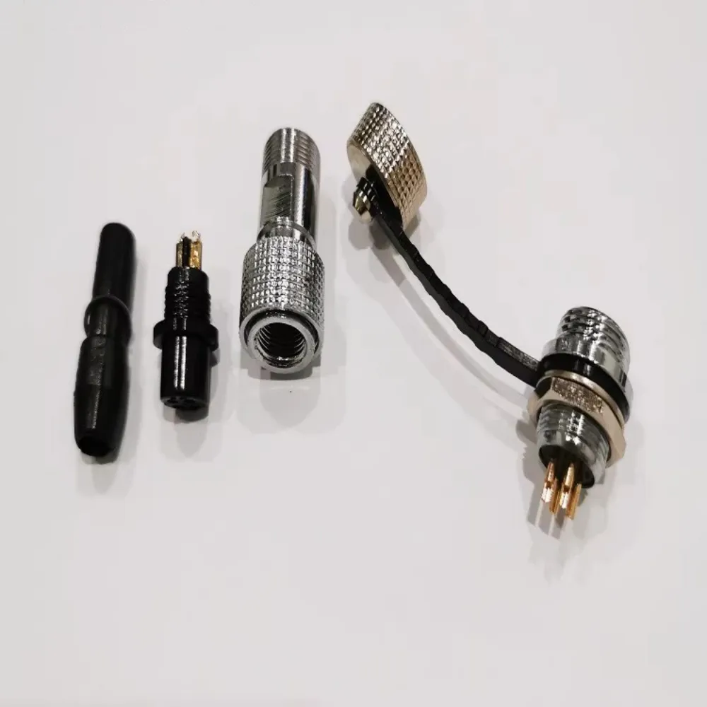 10pcs ปลั๊ก GX12 พร้อมฝุ่น 2-3-4-5-6-7 core M12 IP67 กันน้ําโลหะ 1