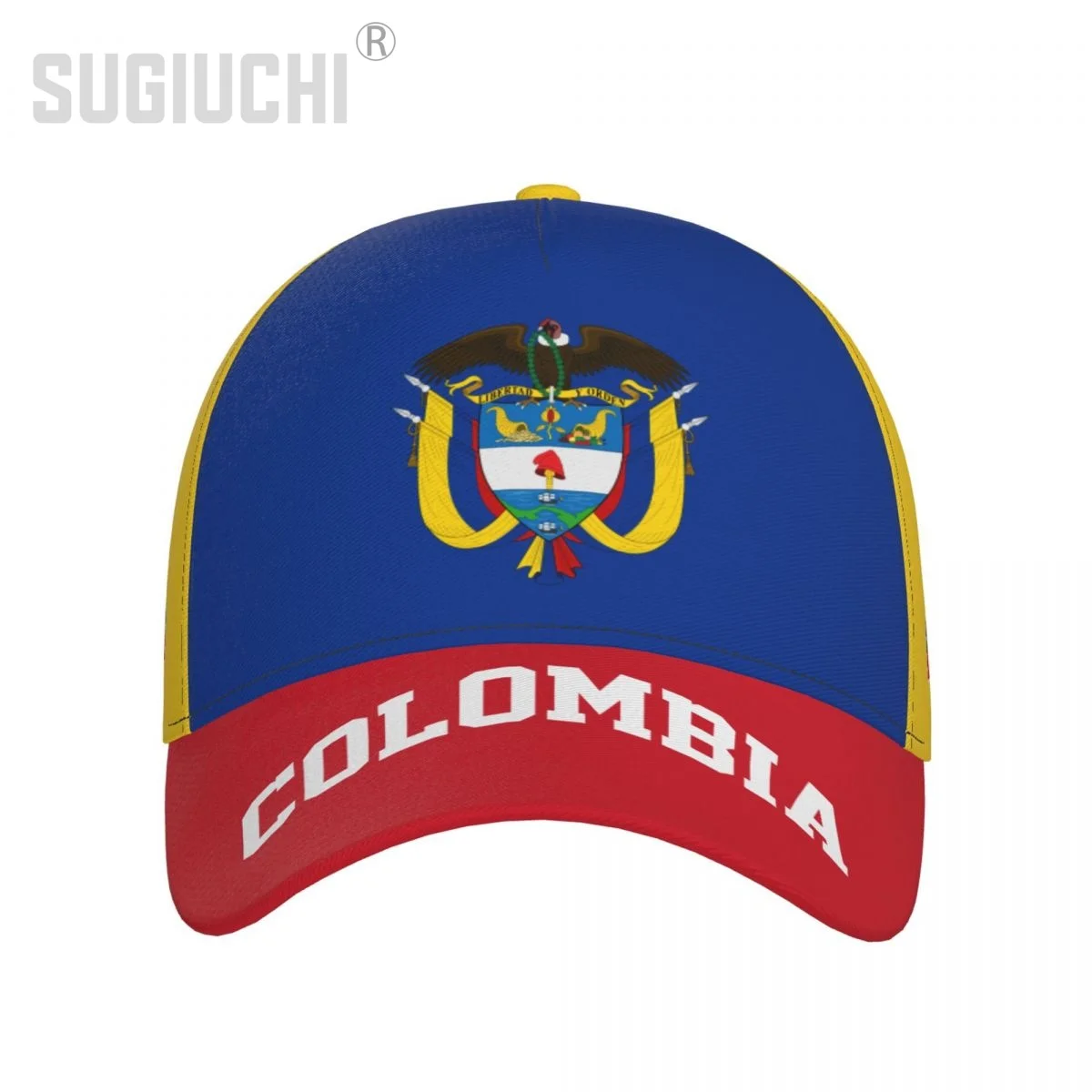 Unisex Colombia Flag Colombian Adult Baseball Cap Patriotic Hat