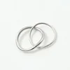 New Simple High End PVD Non Tarnish Double -layer Gold Silver Color Ring Stainless Steel Ring for Women 3