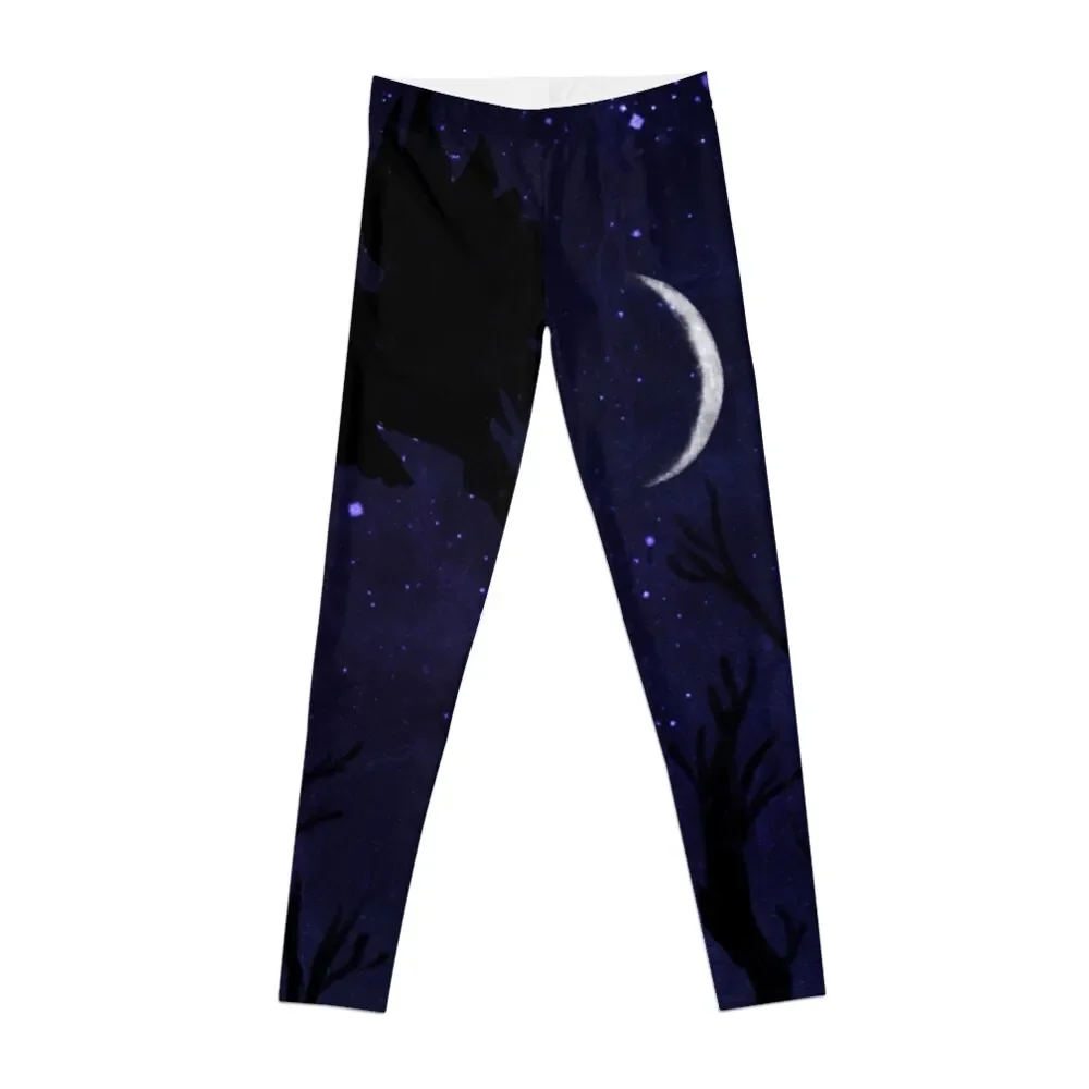 

Forest at night 2 (watercolor style) Leggings Golf wear Sports female for fitness Sports pants for Womens Leggings