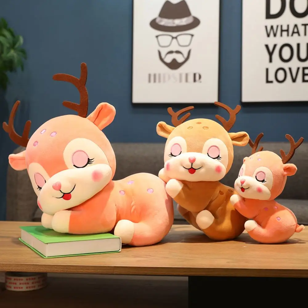 

Toy Sleep Pillow Room Decoration Appease Doll Animal Dolls Stuffed Toy Fawn Plush Toy Plush Doll Deer Plush Toys