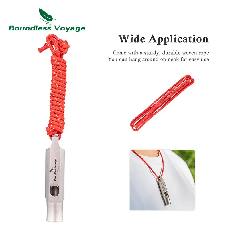 Titanium Survival Whistle 4