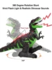 Remote control dinosaur toy, electric stunt RC walking Tyrannosaurus rex toy, with light and sound, 360 ° rotation 2