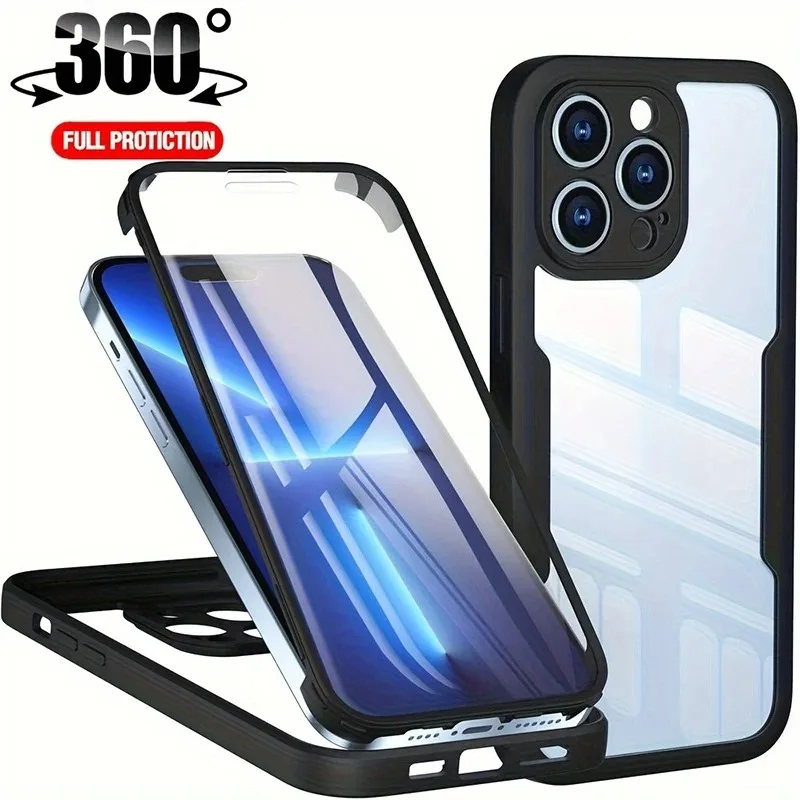 360 Full Cover Shockproof Dust-Proof Case with Screen Protection