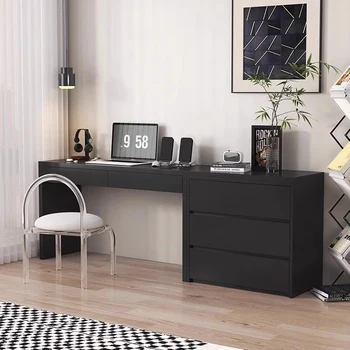 Wooden Modern Office Desk Study Drawer Organizers Storage Office Desk Minimalist Nordic Design Escritorio Oficina Home Furniture