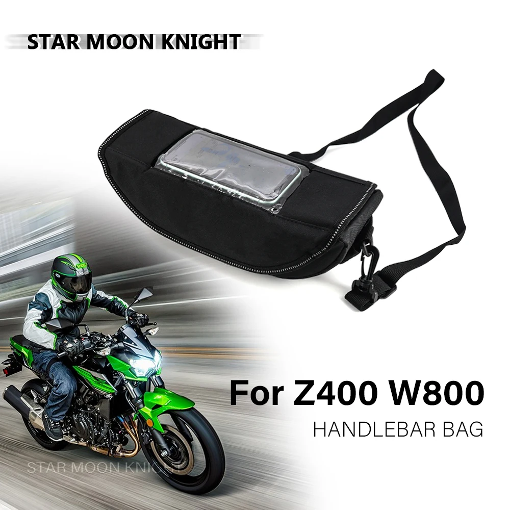 Accessori Moto Borsa Impermeabile Per Manubrio Per Kawasaki Z400 Abs W800 Z 400 W 800 Z250 Z 250 Borsa Per Attrezzi Da Viaggio