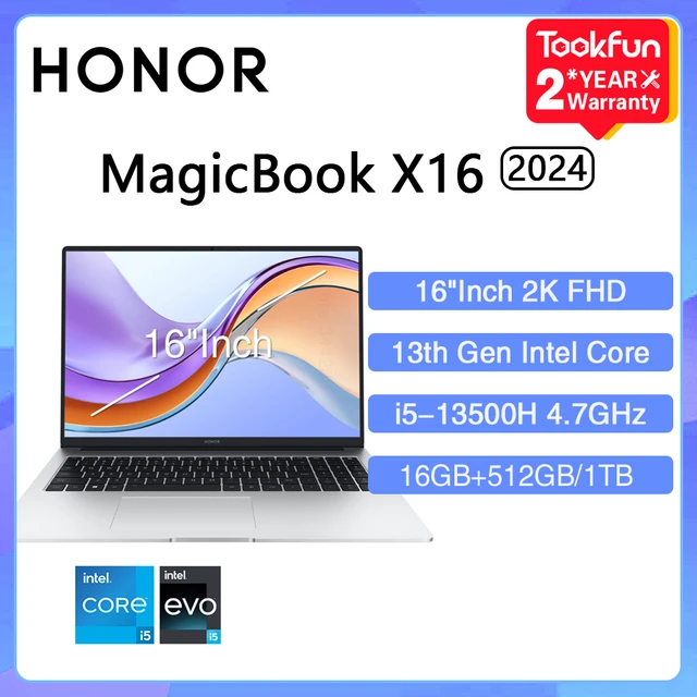 Honor Magicbook X16 Pro 2024 Laptop Intel Core I5 13500h Amd Ryzen R5 16gb 512gb 1tb.jpg
