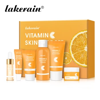 Vitamin C Enriched Skin Care Set - Combat Pigmentation & Fine Lines with Complete Routine Smooth Wrinkles, and Nurture Your Skin 1