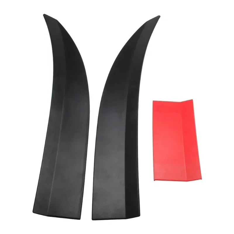 Spoiler universale per auto Spoiler per ala posteriore in ABS a 3 sezioni senza perforazione 115-125 Cm Spoiler sportivo decorativo regolabile ala superiore - immagine 5