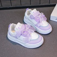 أحذية رياضية للفتيات خفيفة الوزن أحذية رياضية كاجوال للأميرة غير قابلة للانزلاق ونعل ناعم للأطفال الصغار أحذية تنس مدرسية أنيقة للفتيات 5