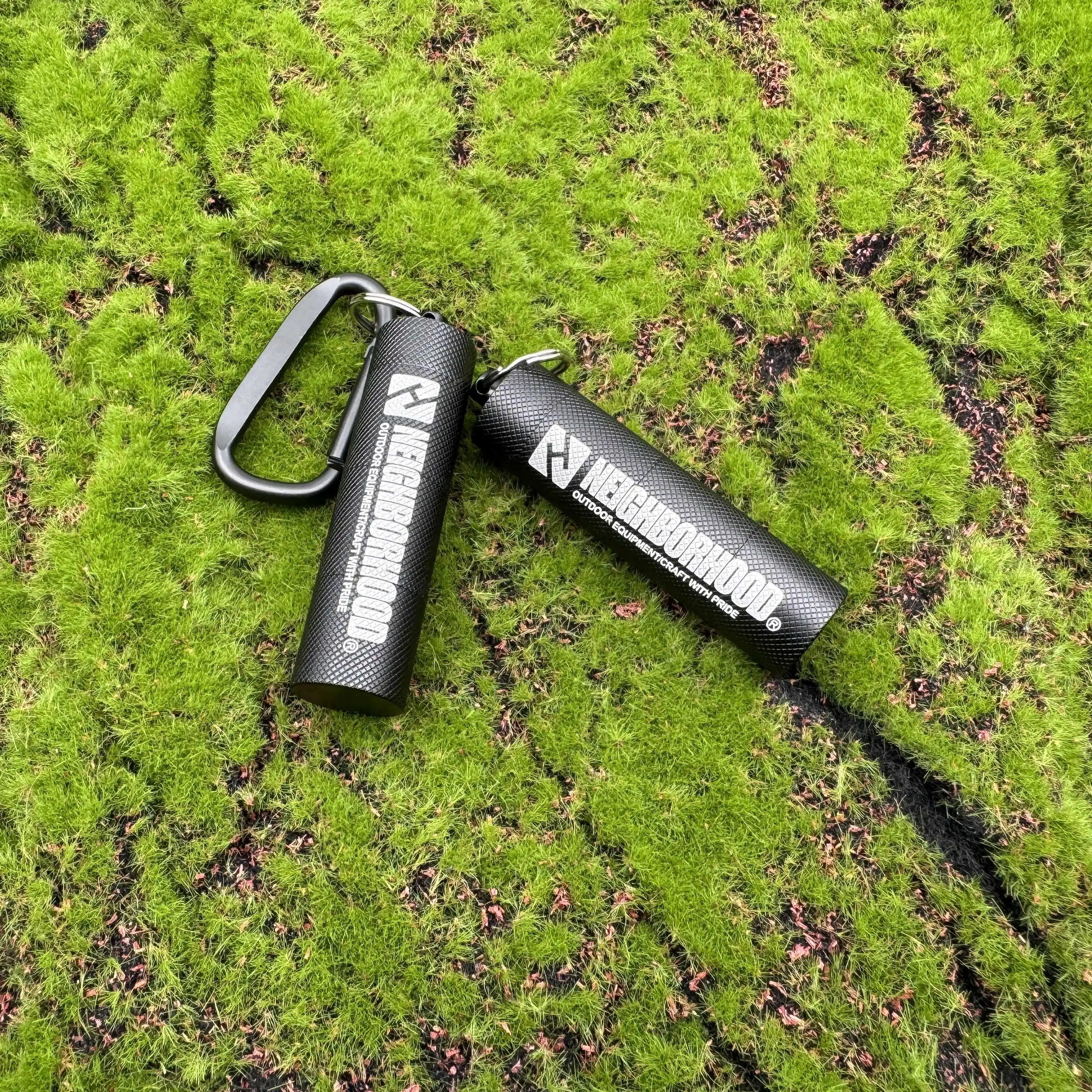 NBHD 알루미늄 합금 3 층 휴대용 약통 밀폐 항아리, 야외 캠핑 약통, 휴대용 방수