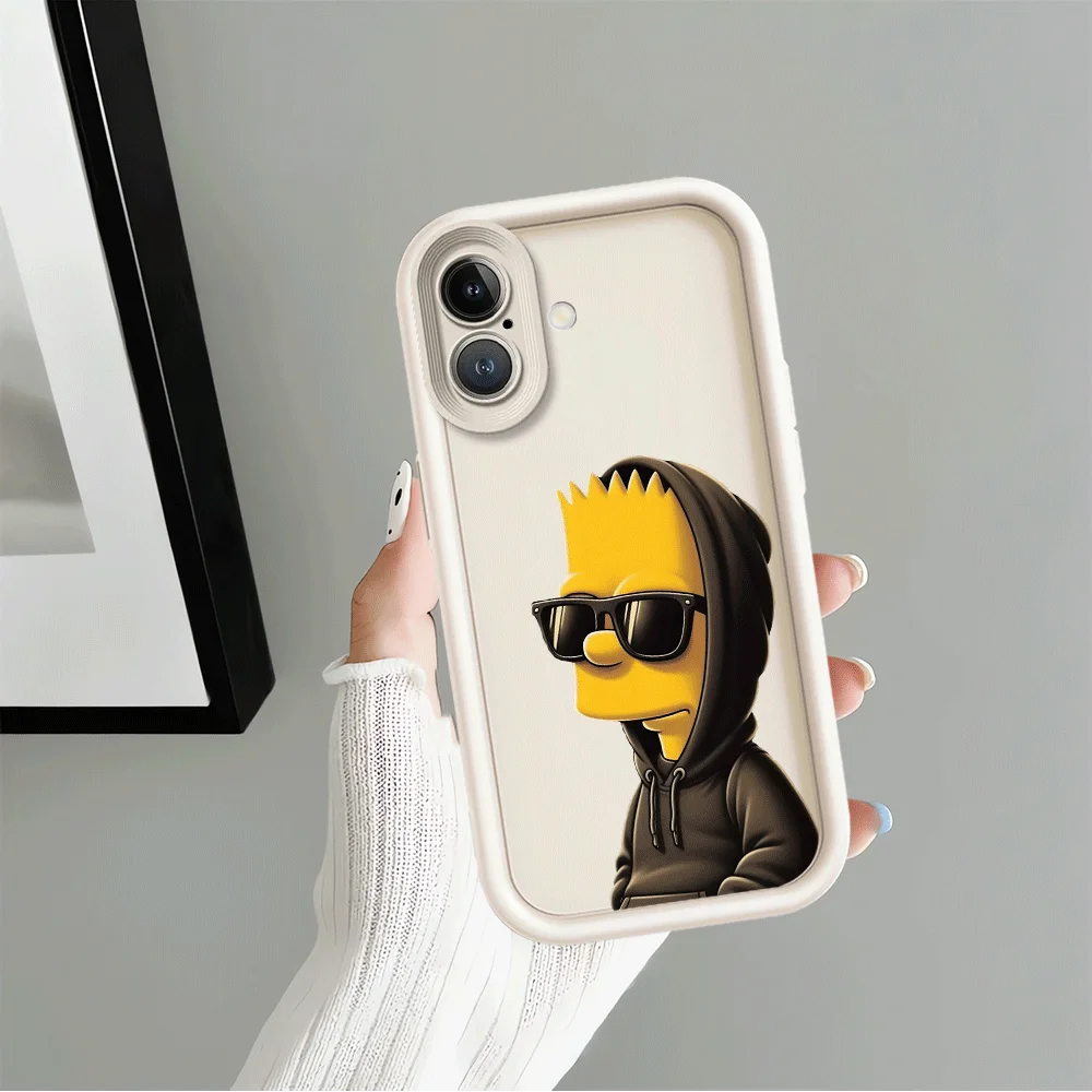 Handyhülle für iPhone 17 15 Plus 16e Air 14 12 13 16 Pro Max 11 Softcover The Simpsons Cool Bart – Detail 4