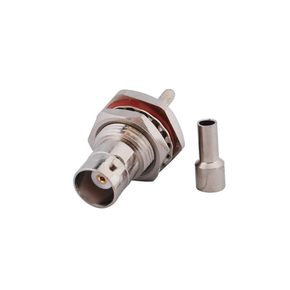 BNC Crimp Female RF Coaxial Connector for Cables