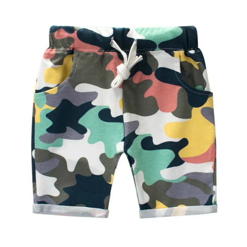 New Fashion Summer Children Cotton Shorts for Boys Camouflage Toddler Pant Kids Beach Short Baby Girls Casual Sports Pants