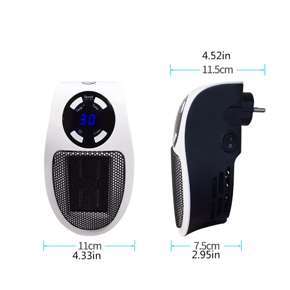 Wall-Outlet Heater for Room Small Portable Electric Heater Winter Warm PTC  Heating Mini Electric Air Heater Office Handwarmer - AliExpress