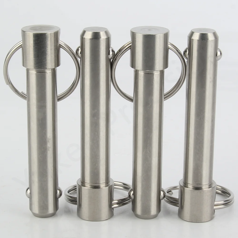 YK114 Stainless Steel Spring Ball Head Locking Pin Quick Release Locating Pins With Pull Ring For Quickly Lock And Positioning stainless steel ball lock pins
