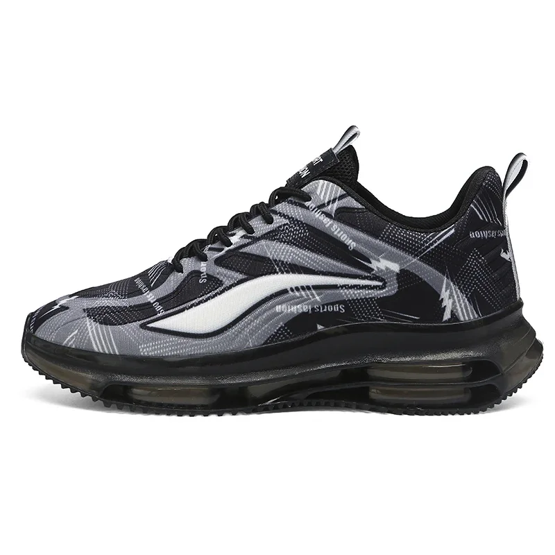 Lightweight Men's Breathable Mesh Running Shoes - Anti-Slip & Wear-Resistant Casual Sneakers