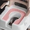 Non-Slip Bathing Stool, Emergency Shower Seat, Mobile Toilet with Backrest, Disabled Bath Aid for Elderly, Bathing Assist 3