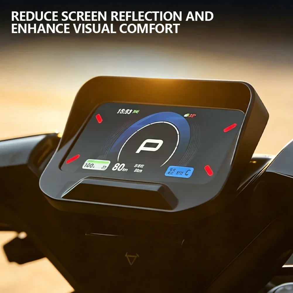 Motorcycle Dashboard Anti-Glare Sunscreen Shield with UV Protection