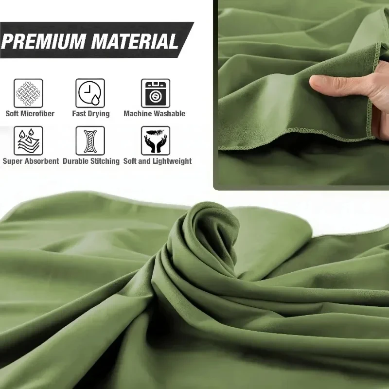 Oversized Beach Towel for Men Women Quick Dry Soft Microfiber