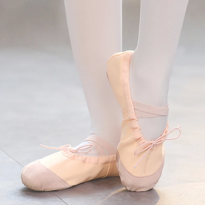 Dance Shoes Ballet Canvas Slipper For Kids Toddler Women