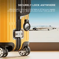 GITFOS Airtag Holder For Apple Airtag GPS Tracker Case Anti-lost Keychain Holde for Luggage Backpack Pet Collar Keys 4